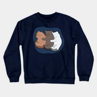 three little cute kitten Crewneck Sweatshirt